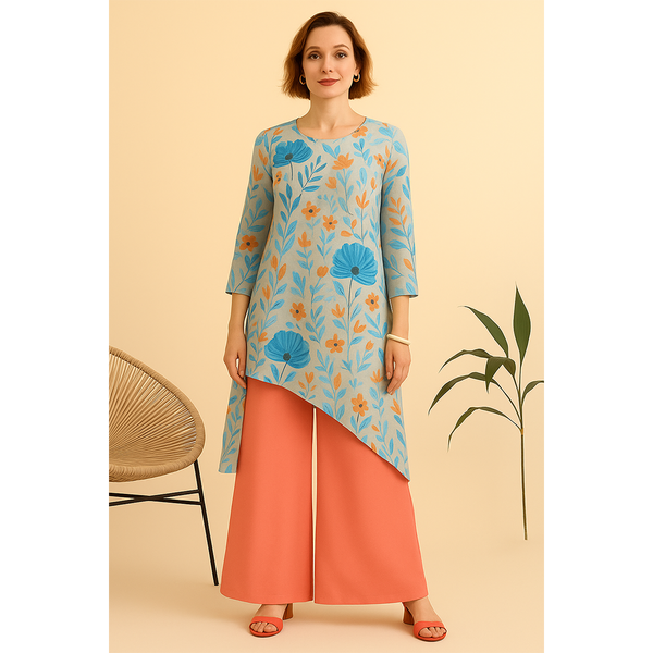 Asymmetric Georgette Coord