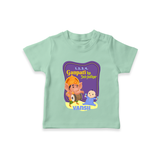 Ganapati Ka Jai Jaikar - Customized TShirt For Kids - MINT GREEN - 0-5 Months Old (Chest 17")