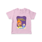 Ganapati Ka Jai Jaikar - Customized TShirt For Kids - PINK - 0-5 Months Old (Chest 17")