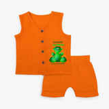 My Ganesha Is Eco - Friendly - Customized Jabla Set For Kids  - HALLOWEEN - 0 - 3 Months Old (Chest 9.8")