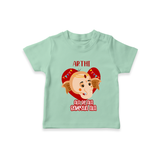 Ala Re Ala Ganesha Ala - Customized TShirt For Kids - MINT GREEN - 0-5 Months Old (Chest 17")