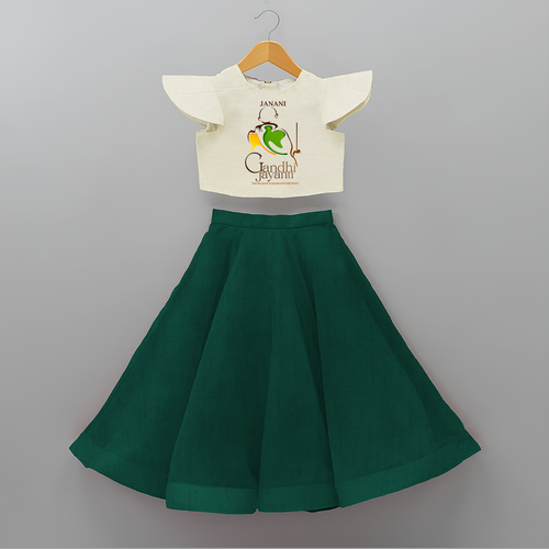 See The Good In People And Help Them - Customized Crop Top And Skirt For Kids