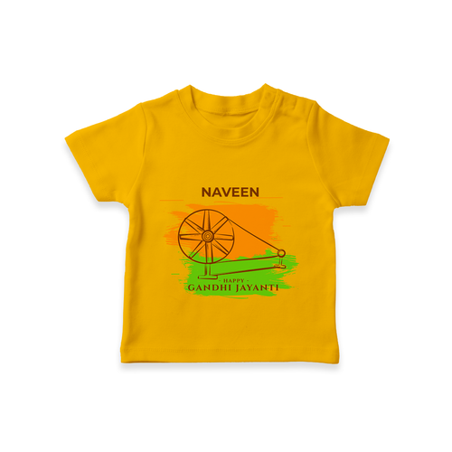 Happy Gandhi jayanti - Customized Tshirt For Kids