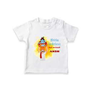 Little Krishna Has Arrived Customised TShirt set for kids