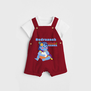 Cutest Kanna Customised Dungaree set for kids