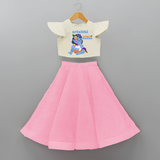 Cutest Kanna Customised Frock for kids - PINK - 6 -9 Months Old (Chest 20") (Frock Waist 20")