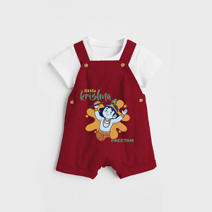 Cute Little Krishna Customised Dungaree set for kids