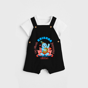 My First Krishna Jayanthi Customised Dungaree set for kids