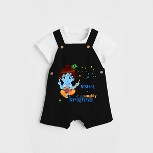 Naughty Krishna Customised Dungaree set for kids