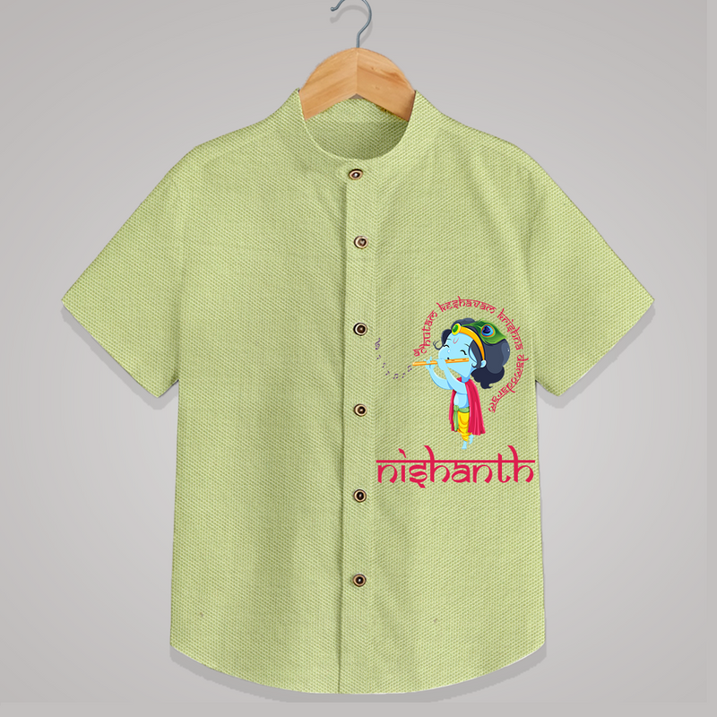 Flute-Playing Krishna - Customised Shirt for kids