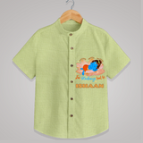 Little Krishna Sleeping In Lotus - Customised Shirt for kids