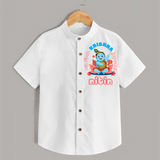 My First Krishna Jayanthi Customised Shirt for kids - WHITE - 0 - 6 Months Old (Chest 23")