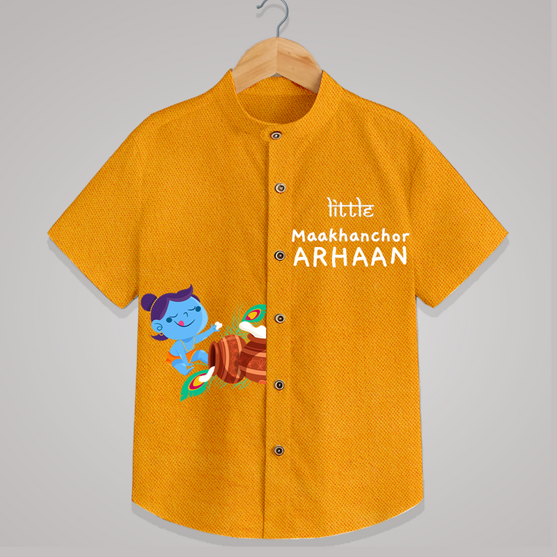 Little Maakhanchor Krishna - Customised Shirt for kids