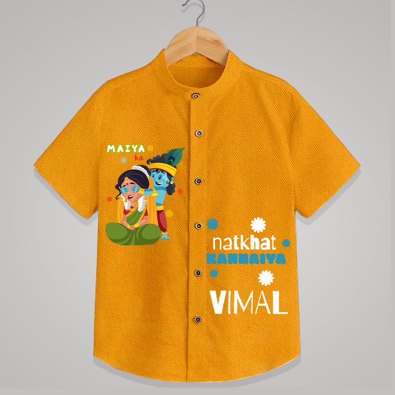 Naughty Cute Little Krishna - Customised Shirt for kids