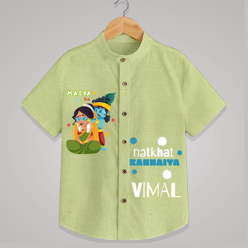 Naughty Cute Little Krishna - Customised Shirt for kids