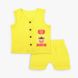 I'm a Girl - Cute NewbornJabla Set - YELLOW - 0 - 3 Months Old (Chest 9.8")