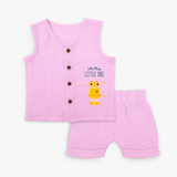 Let's Play Little Robot Baby Jabla Set - LAVENDER ROSE - 0 - 3 Months Old (Chest 9.8")