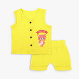 Baby Girl - Cute Newborn Jabla Set - YELLOW - 0 - 3 Months Old (Chest 9.8")