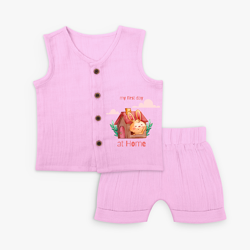 My First Day at Home Bunny Jabla Set - LAVENDER ROSE - 0 - 3 Months Old (Chest 9.8")