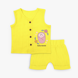 Hello World Swaddled Baby Jabla Set - YELLOW - 0 - 3 Months Old (Chest 9.8")