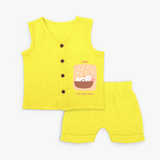 Hello! New Here Bunny Jabla Set - YELLOW - 0 - 3 Months Old (Chest 9.8")