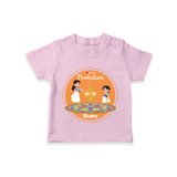 I Love Pookolam - Customized TShirt For Girls - PINK - 0-5 Months Old (Chest 17")