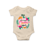 Onam Vibes - Customized Romper For Kids - IVORY - 0 - 3 Months Old (Chest 16")