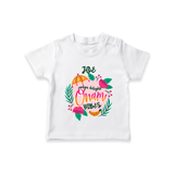 Onam Vibes - Customized TShirt For Kids - WHITE - 0-5 Months Old (Chest 17")