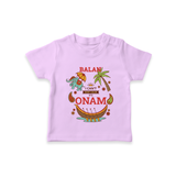 I Can't Keep Calm It's Onam - Customized TShirt For Kids - LILAC - 0-5 Months Old (Chest 17")