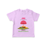 I love The  Flavours of Onam's Grand Sadhya - Customized TShirt For Kids - LILAC - 0-5 Months Old (Chest 17")