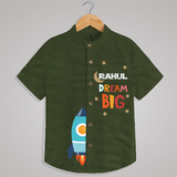 "Dream Big" - Quirky Casual shirt with customised name