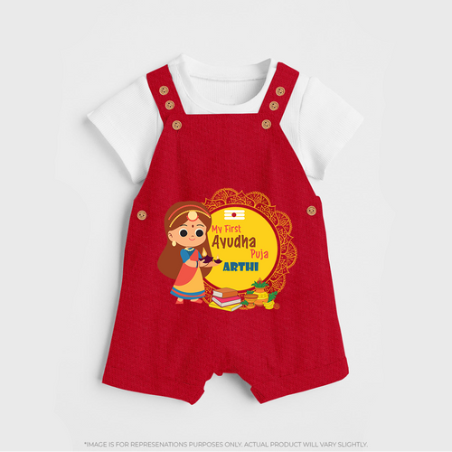 My First Ayudha Puja | Tiny Traditions Dungaree Set
