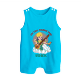 My First Ayudha Puja | Sacred Beginnings Romper Suit - SKY BLUE - 0 - 5 Months Old (Chest 18")