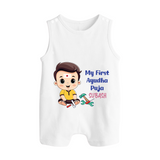 My First Ayudha Puja | Festival of Tools Romper Suit - WHITE - 0 - 5 Months Old (Chest 18")