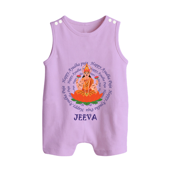 Happy Ayudha Puja | Festival Joy Romper Suit - LILAC - 0 - 5 Months Old (Chest 18")