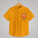 Happy Ayudha Puja | Festival Joy Shirt - CHROME YELLOW - 0 - 6 Months Old (Chest 23")