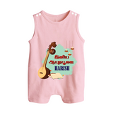 Happy Ayudha Puja  | Blessed with Gratitude Romper Suit - BABY PINK - 0 - 5 Months Old (Chest 18")