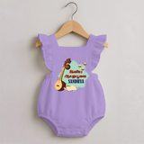 Happy Ayudha Puja  | Blessed with Gratitude Romper Frock - LILAC - 0 - 3 Months Old (Chest 19")