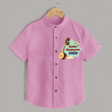 Happy Ayudha Puja  | Blessed with Gratitude Shirt - BABY PINK - 0 - 6 Months Old (Chest 23")