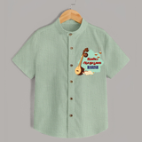 Happy Ayudha Puja  | Blessed with Gratitude Shirt - MINT GREEN - 0 - 6 Months Old (Chest 23")