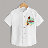 Ayudha Pooja Wishes - Customized Ayudha Pooja Themed Shirt For kids - WHITE - 0 - 6 Months Old (Chest 23")