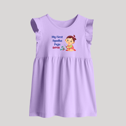 My First Ayudha Puja | Festival of Joy Baby Frock