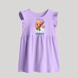 My First Ayudha Puja | Precious Moments Baby Frock - LILAC - 0 - 3 Months Old (Chest 17")