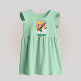 My First Ayudha Puja | Precious Moments Baby Frock - MINT GREEN - 0 - 3 Months Old (Chest 17")
