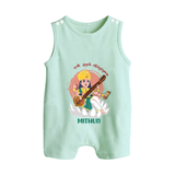 My First Ayudha Puja | Precious Moments Romper Suit - MINT GREEN - 0 - 5 Months Old (Chest 18")