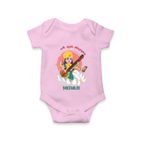 My First Ayudha Puja | Precious Moments Romper - BABY PINK - New Born (Chest 14")