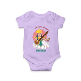 My First Ayudha Puja | Precious Moments Romper - LILAC - New Born (Chest 14")