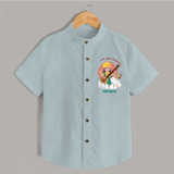 My First Ayudha Puja | Precious Moments Shirt - ARCTIC BLUE - 0 - 6 Months Old (Chest 23")
