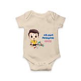 My First Ayudha Puja | Blessed First Romper - IVORY - New Born (Chest 14")