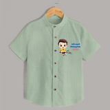 My First Ayudha Puja | Blessed First Shirt - MINT GREEN - 0 - 6 Months Old (Chest 23")